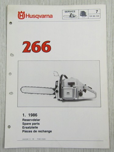 Husqvarna 266 kettensäge - husqvarna,