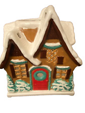 Partylite Dreidochtkerzenhalter Duftwachsglas Halter Schneehütte