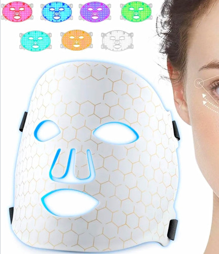 Led gesichtsmaske silikon mit - silikon,