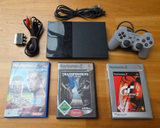 Sony PlayStation 2 / PS2 slimline SCPH-90004 / mit Sony Controller und 3 Spielen