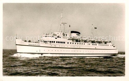 Dampfer oceanliner bundesbahn - dampfer,