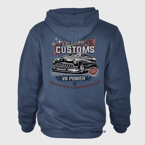 Jacke kapuze oldtimer hotrod - kapuze,