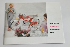 BERINI 1960 PROSPEKT M35 M21 SPORT TOUR NIEDERLANDE OLDTIMER MOTORRAD Broschüre