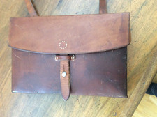 1966 SCHWEIZER MILITÄR KARTENTASCHE LEDER TASCHE ARMEE