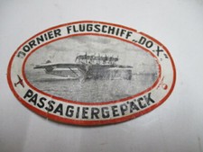 Kofferaufkleber. Dornier