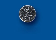 Herren Ohrring Schwarz