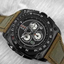 Aviator Swiss MIG 29 Cockpit Chrono M.2.04.5.011.7 mit Saphierglas