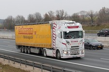 LKW Foto Scania S 500 Planensattelzug Deutschland weiß Lohmann Italienlog #l7rz