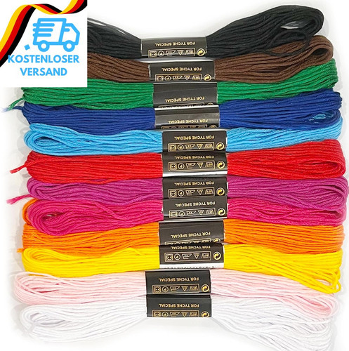 Stickgarn set farben - stickgarn, für