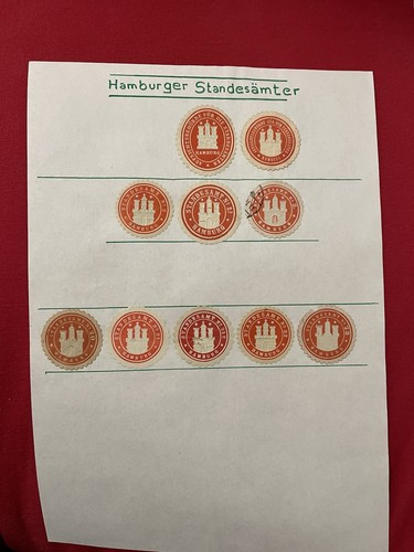 30x historische siegelmarken - historische,