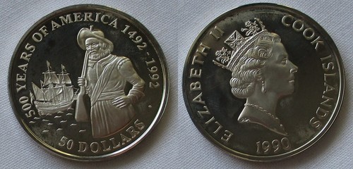 Dollar silbermünze cook - 50,