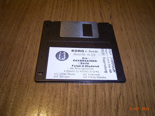 Korg serie diskette - diskette, (i3)