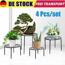 4er-Set Metall Blumenständer Topfpflanzenständer Blumenhocker Pflanzenhocker DE