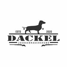 Dackel Aufkleber Auto Hund
