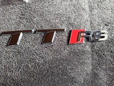 Audi TT RS 8s Embleme Schriftzug Chrom - Original