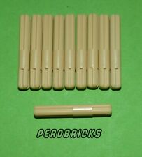 Lego Technic Technik 10 Kreuzstangen mit Stopper 4lang #99008 tan