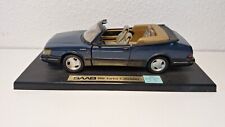 Modellauto 1/18 SAAB 900 Turbo Cabriolet blau Anson