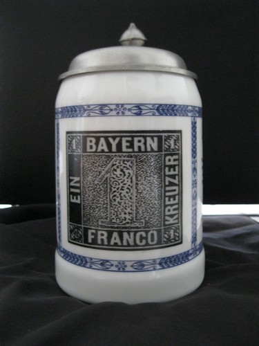 Bierkrug briefmarke bayern - briefmarke,