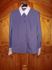 Schicke VINCENZO BORETTI Bluse mit langen Manschetten, vielen Details Gr. 42 NEU