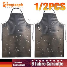 Wasserdichte Ölbeständig Gummischürze Arbeitsschürze Metzgerschürze Kochschürze 