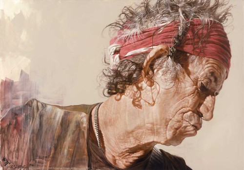 Aufkleber keith richards - aufkleber, "the
