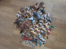 Schleich Set Konvolut Tiere Menschen Pferde Hunde etc.