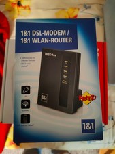 AVM 1+1 Fritz Box 7412 WLAN Router DSL Telefon Dect Station komplett Kabel OVP