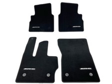 Original AMG Fußmatten G-Klasse Mercedes Benz Velours schwarz 464 Teppich B-Ware