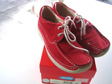 DAMEN "Wolky" - Halbschuhe/Schnürschuhe, Wildleder rot, Gr. 40, Roll-Comfy, Top