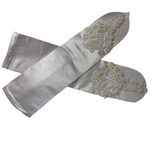 Brauthandschuhe Hochzeit Handschuhe Brautaccesoires weiß creme rot Braut schwarz