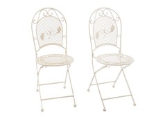 2x Gartenstuhl je 9kg Eisen