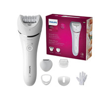 Philips Epilierer Series 8000 - inkl. 5 Aufsätze, kabellos Nass- und Trocken