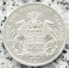 5 Mark 1903 J Hamburg