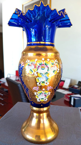 Große glas vase bohemia - große,