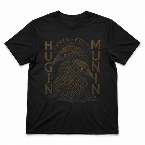 Nordische raben hugin munin - raben,