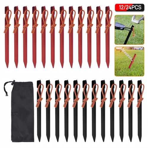 24x zelt heringe aus - zelt-heringe,