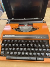 SILVER REED 1979 REISE KOFFERSCHREIBMASCHINE SR 280 DE LUXE FUNKTIONALE ELEGANZ