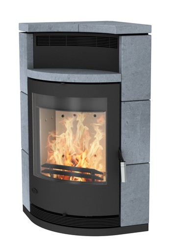 Fireplace eckkaminofen lyon - fireplace,