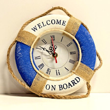 Wanduhr Quarz Uhr aus Stoff im