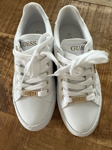 Guess sneaker weiss gold - guess,