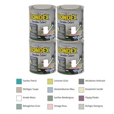 Bondex Garden Colors Holzlasur 3L SET BEULE Farbwahl Pastellfarbe