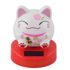 Wackelfigur Solar dicke Katze