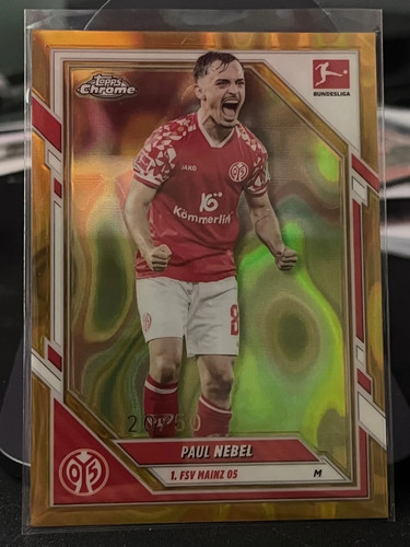 Paul nebel topps chrome - topps,