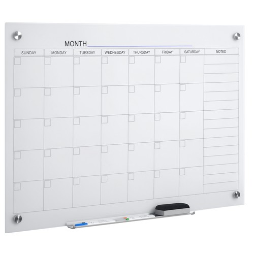 Kalendertafel glasplatte mit - glasplatte, 4