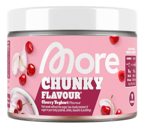 More chunky flavour - more, morezipan
