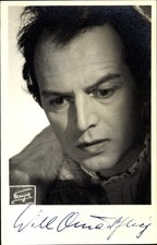 Ak Schauspieler Will Quadflieg, Portrait, Autogramm - 10892825