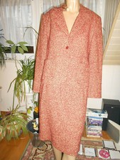 Jake`s Winter Kostüm sehr warm Tweed weinrot beige Töne Gr. 38 Wolle