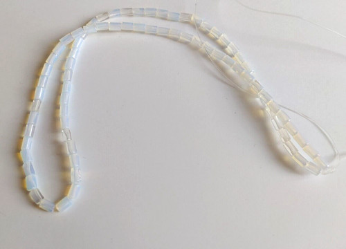 Opal quarz stabperlen kurz - quarz,