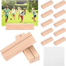 12 Stk Kartenhalter Holz