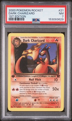 Psa dark charizard - dark,